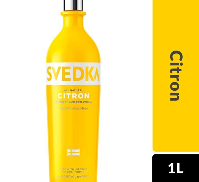 SVEDKA Citron Lemon Lime Flavored Vodka - 1L Bottle