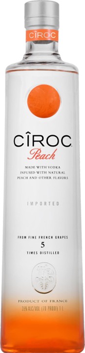 Vodka Peach | Peach Vodka by Ciroc | 1L | France