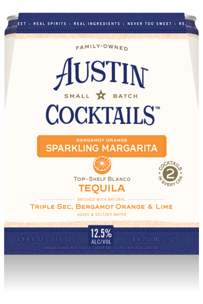 Austin Cocktails Sparkling Bergamot Orange Margarita RTD Cocktail Cans 12oz