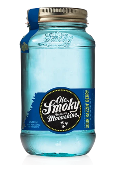 Ole Smoky Sour Razzin' Berry Moonshine White Whiskey - 750ml Jar