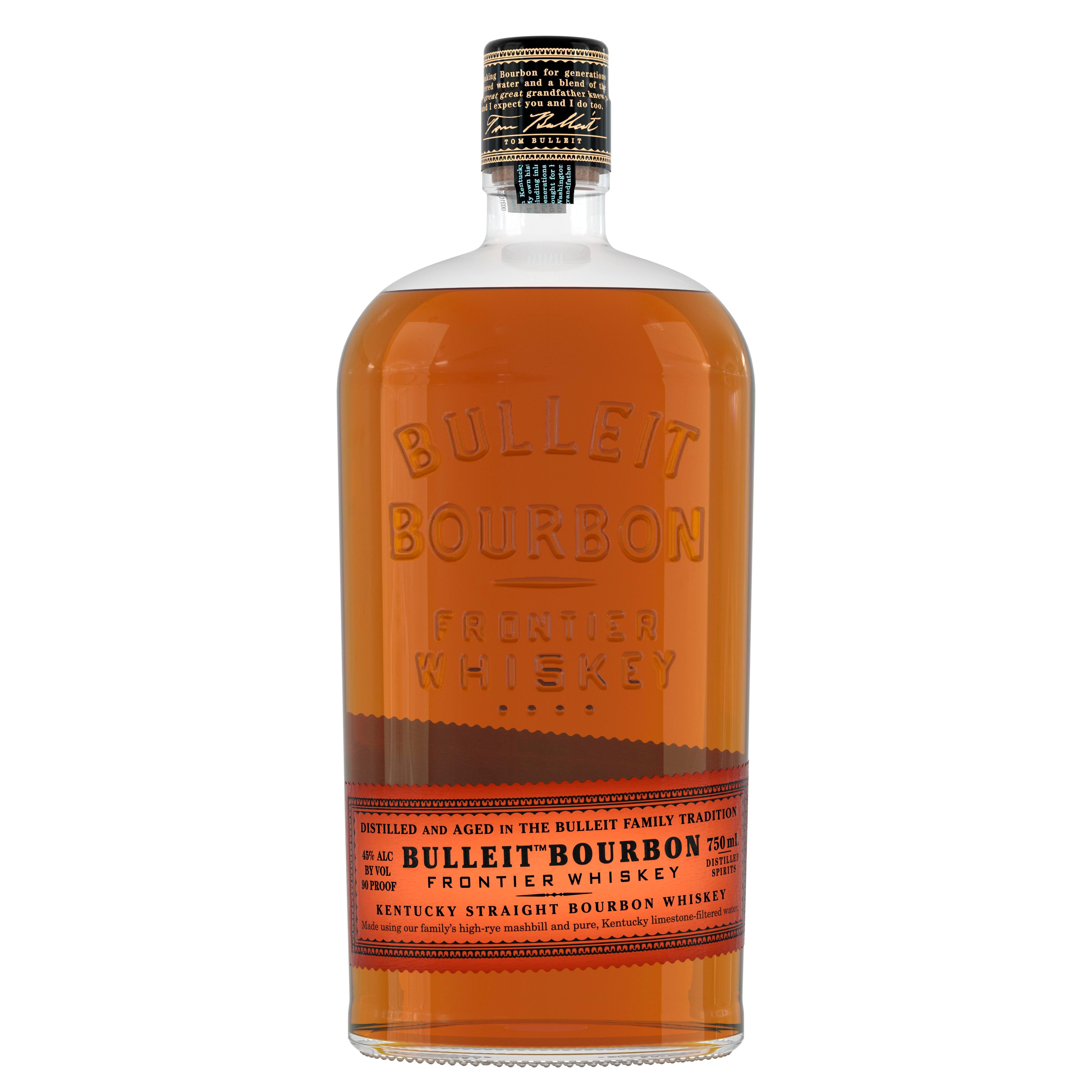Bulleit Bourbon Whiskey - 750ml Bottle