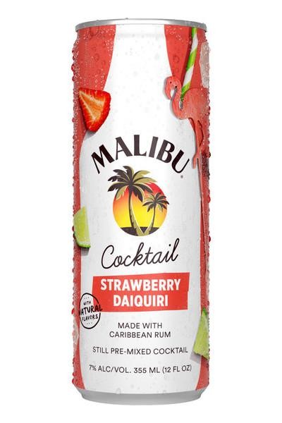 Malibu RTD Strawberry Daiquiri 4pck Cans 12oz