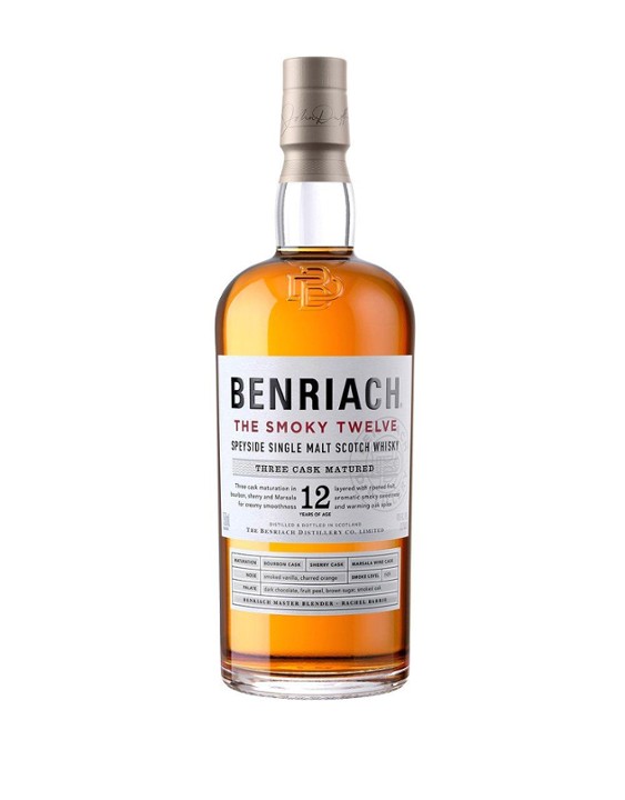 Benriach Scotch Single Malt the Smoky Twelve 750ml