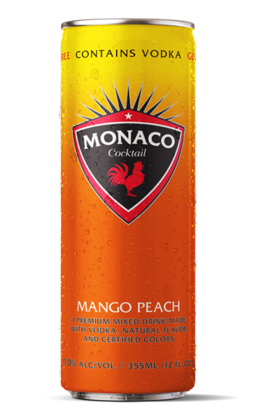 Monaco Cocktails Mango Peach Fruit Cocktail Ready-to-drink - 12oz Can