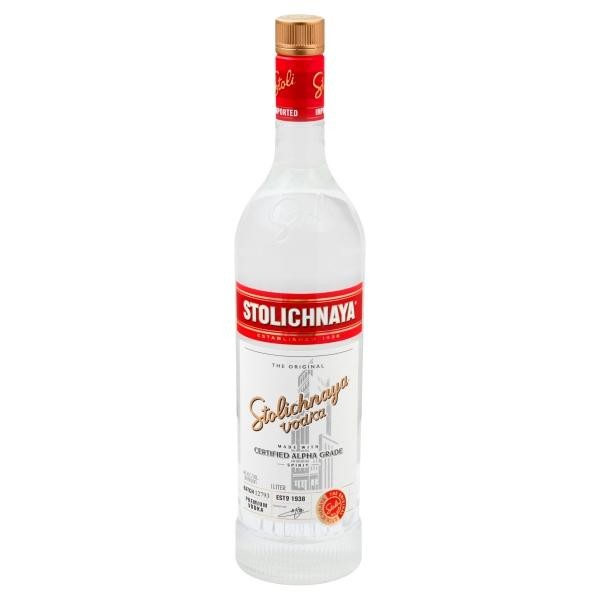 Stolichnaya Vodka 1 L (80 Proof)