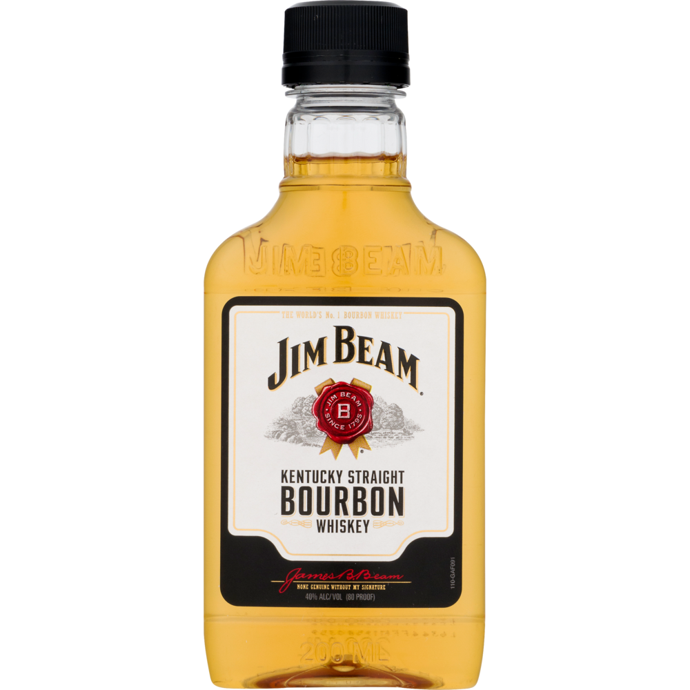Jim Beam Bourbon Whiskey 200ml (80 Proof)
