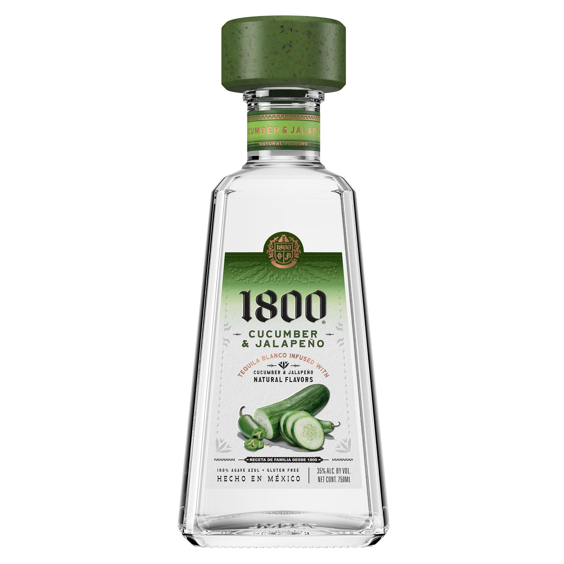 1800 Tequila Cucumber & Jalapeo Tequila Flavored - 750ml Bottle