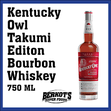 Kentucky Owl Takumi Edition Bourbon Whiskey Bottle (750 ml)