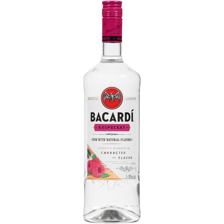 Bacardi Raspberry Rum 1L (70 Proof)