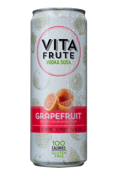Vita Frute Grapefruit Vodka Soda Ready-to-drink - 4x 12oz Cans