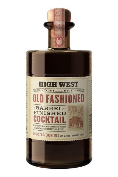 High West Distillery Barrel-Finished Old Fashioned Cocktail Whiskey