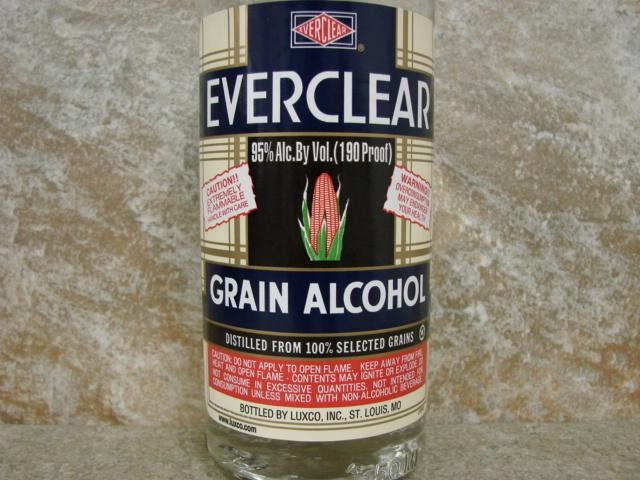 Everclear 190 Proof Grain Alcohol - 1.75l Bottle