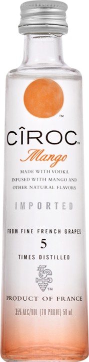 CIROC Mango, 50 ML, 70 Proof (Made with Vodka Infused with Natural Flavors)
