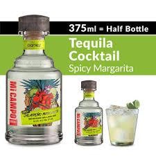 Mi Campo Spicy Jalapeno Margarita Blanco Tequila Cocktail Bottle (375 ml)