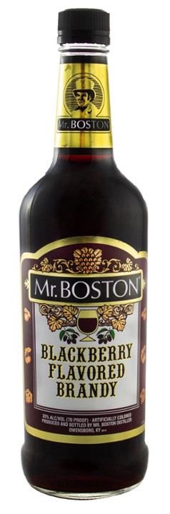 Mr. Boston Blackberry Brandy Fruit - 1L Bottle