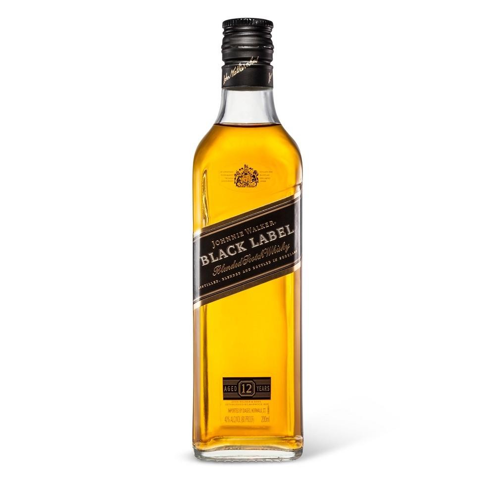 Johnnie Walker Black Label Whisky - 200ml Bottle