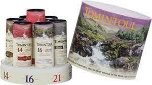 Tomintoul Single Malt Scotch Sampler Bottles Gift Set (50 ml x 7 ct)