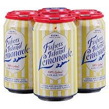 Fishers Island Lemonade 100% Spiked Cans (12 oz x 24 ct)