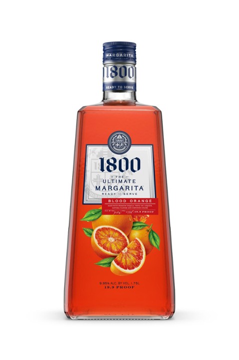 1800 Tequila Ultimate Blood Orange Margarita Ready-to-drink - 1.75l Bottle