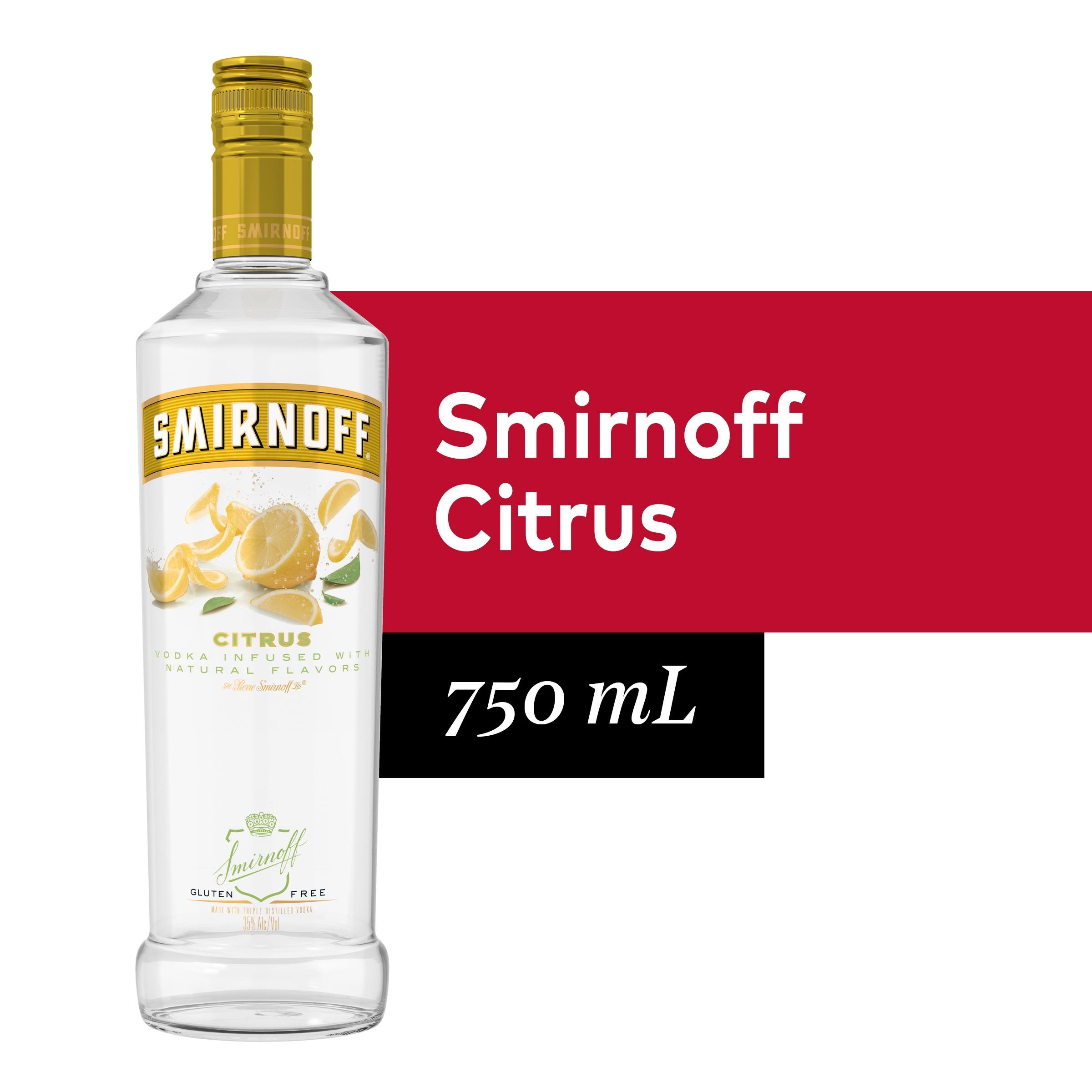 Smirnoff Citrus Flavored Vodka - 750ml Bottle