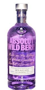 Absolut Wild Berri Vodka Bottle (1 L)