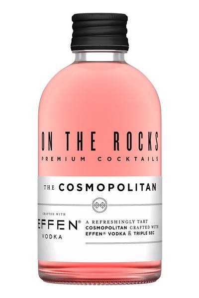 On the Rocks Effen Vodka the Cosmopolitan Ready to Drink Cocktail Fruit Ready-to-drink - 200ml Bottle