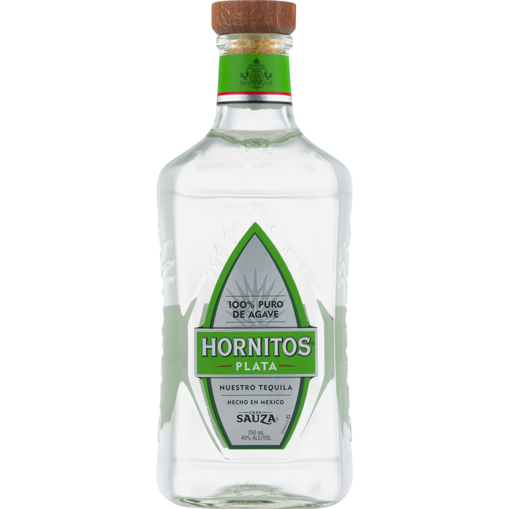 Hornitos Plata Tequila Silver Blanco - 750ml Bottle