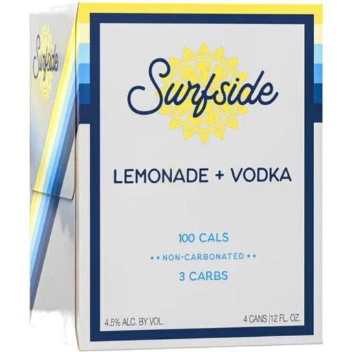 Surfside Lemonade Vodka 12oz-4pk