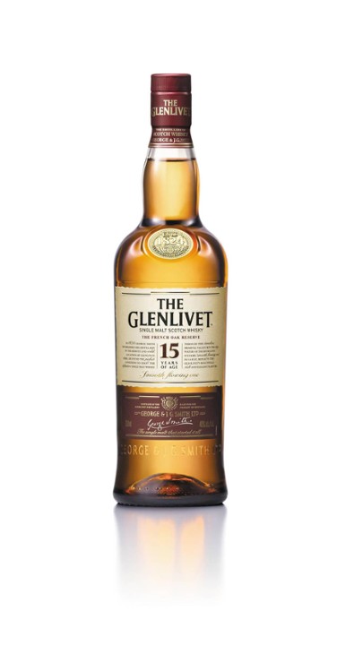 The Glenlivet Scotch Single Malt 15 Year French Oak Reserve 750ml