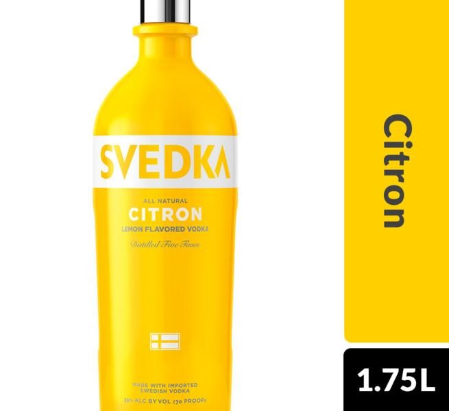 SVEDKA Citron Lemon Lime Flavored Vodka 1.75L