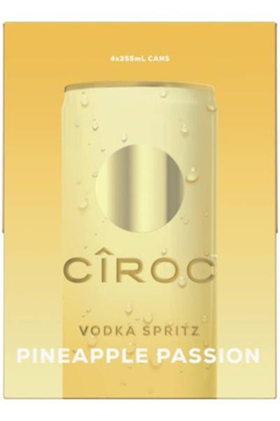 CIROC Croc Vodka Spritz Pineapple Passion Ready-to-drink - 4x 12oz Cans