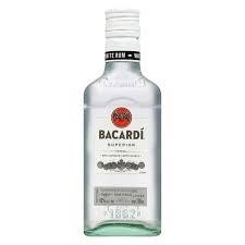 Bacardi 80 Proof Superior White Rum Bottle (200 ml)