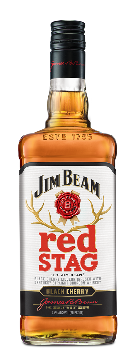 Jim Beam Bourbon Red Stag Black Cherry 1.00L