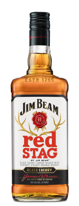 Jim Beam Bourbon Red Stag Black Cherry 1.00L