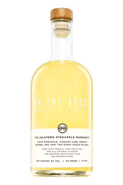 On the Rocks Tres Generaciones Tequila Jalapeno Pineapple Margarita Cocktail Ready-to-drink - 375ml Bottle