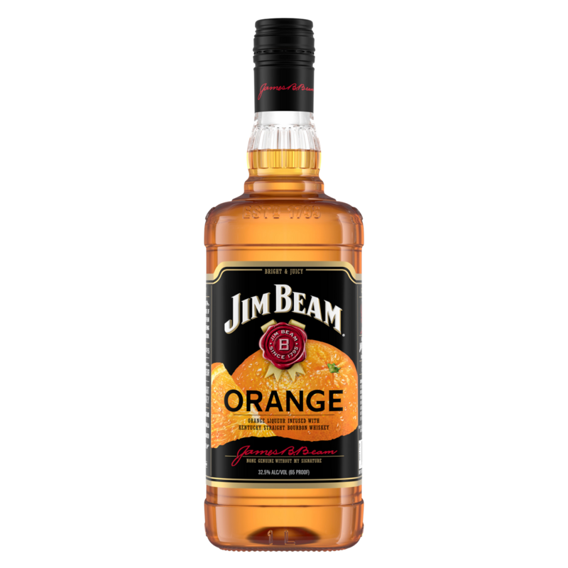 Jim Beam Orange Whiskey 1L (65 Proof)