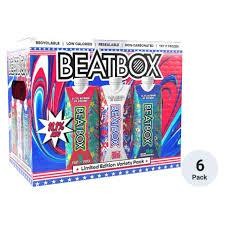 BeatBox party pack 6pk red white blue Box 500ml-6pk