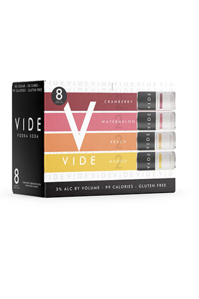 VIDE Vodka Soda Variety Pack Fruit Cocktail Ready-to-drink - 8x 355ml