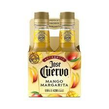 Jose Cuervo Authentic Mango Margarita Bottles (200 ml x 4 ct)