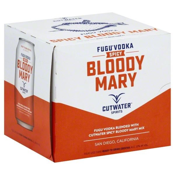 Cutwater Cutwater Spicy Bloody Mary Ready-to-drink - 4 Pack 12oz Cans