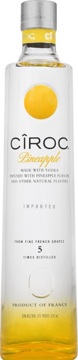 CIROC Pineapple, 375 ML, 70 Proof (Made with Vodka Infused with Natural Flavors)