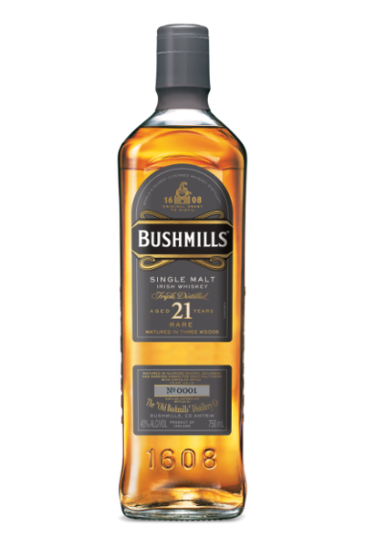 Bushmills Single Malt Irish Whiskey 21Y 750ml