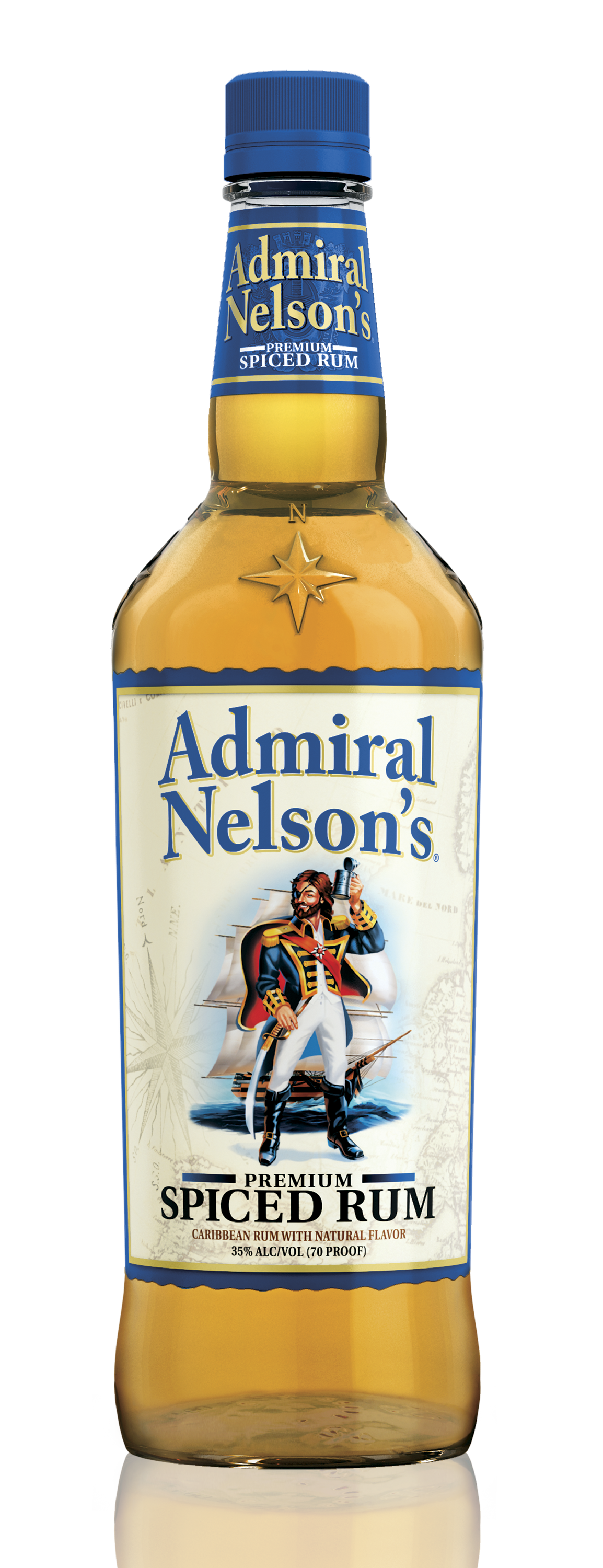 Admiral Nelson's Spiced Rum Gold - 1.75l Bottle