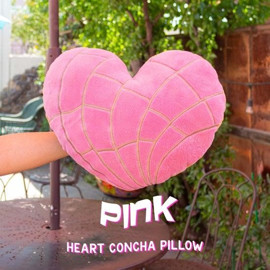 Pink Heart Concha Pillow