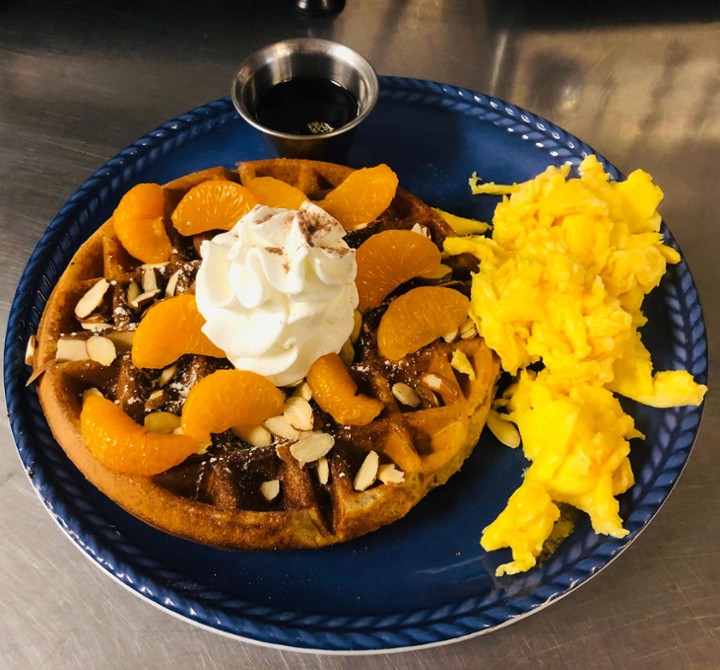 Mandarin Orange & Toasted Pecans Waffle