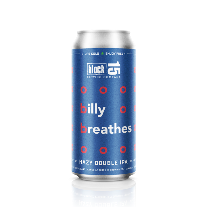 Billy Breathes // Hazy Double IPA // 16oz Can