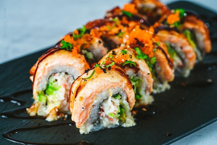 R26. Baked salmon roll
