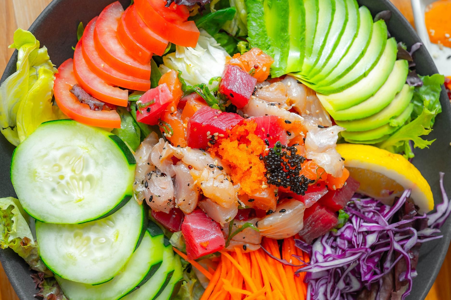 D8. Diced Sashimi Salad
