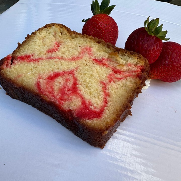 Strawberry Swirl Pound Cake