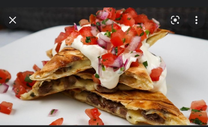 Loaded Steak Quesadilla’s